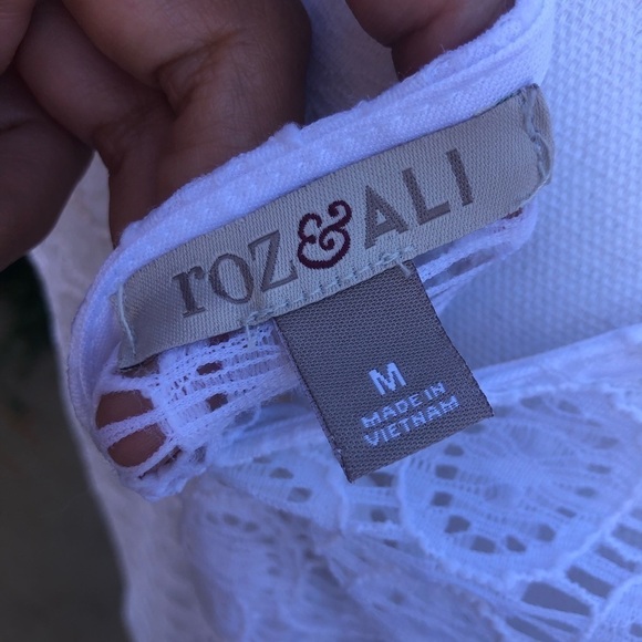 Roz & Ali lined blouse Size Medium - Picture 7 of 11